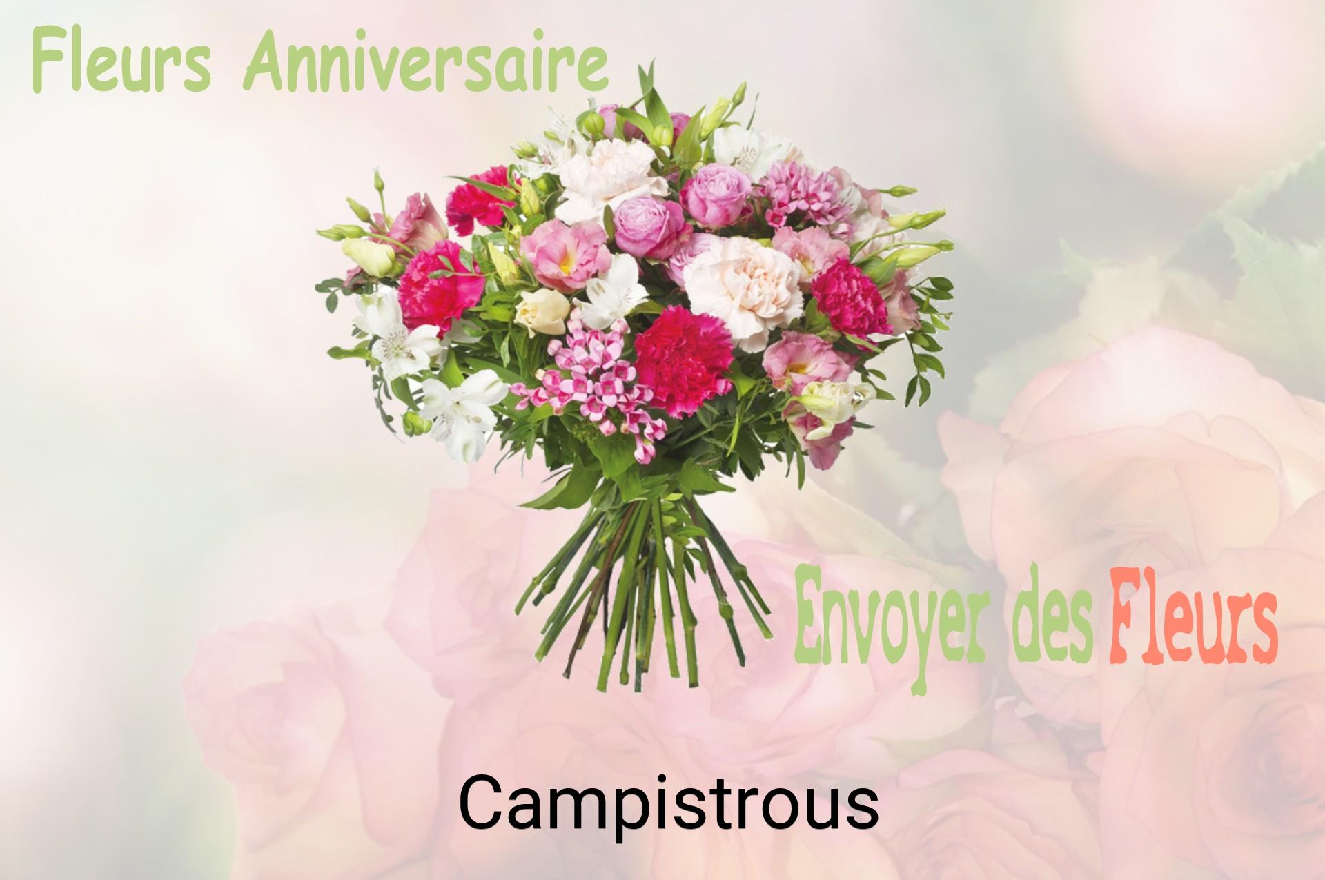 Bouquet de fleurs d’anniversaire livré à Campistrous
